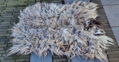 Grote vacht grijs/lichtbruin/blond 'Valerie' - Afbeelding 2