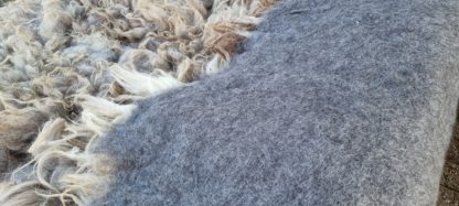 Grote vacht grijs/lichtbruin/blond 'Valerie' - Afbeelding 5