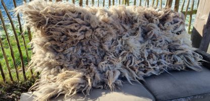 Grote vacht grijs/lichtbruin/blond 'Valerie' - Afbeelding 6