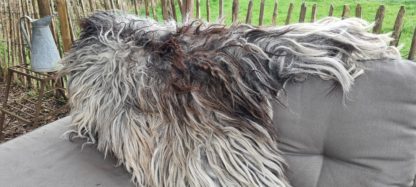 Vacht grijs/bruin 'Hilde' - Afbeelding 5