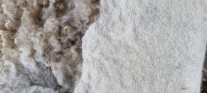 Vachtje beige/ lichtgrijs 'Misty' - Afbeelding 3