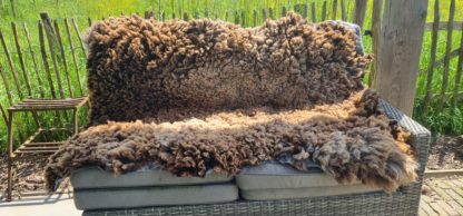 Vacht bruin/ grijs 'Liselot' - Afbeelding 6