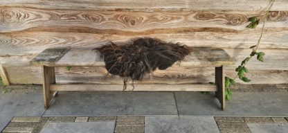 Vachtje bruin/ grijs 'Trees'