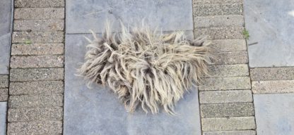 Vacht grijs/ beige 'Rosa' - Afbeelding 2