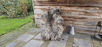 XXL vacht grijs/bruin 'Sonja'