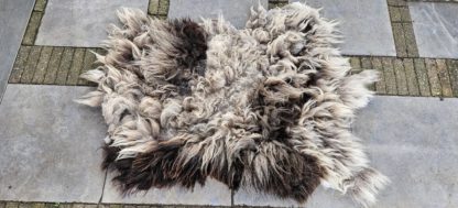 Vacht grijs/ bruin 'Billie' - Afbeelding 2