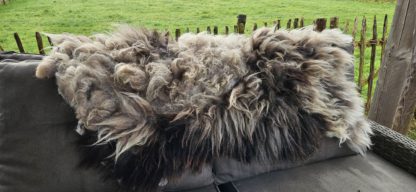 Vacht grijs/ bruin 'Billie' - Afbeelding 6