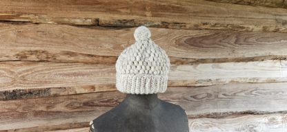 Wollen muts beige