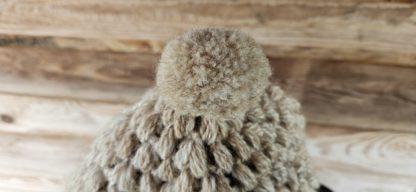 Wollen muts beige - Afbeelding 3