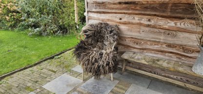 Vacht grijs/ bruin 'Lisette'