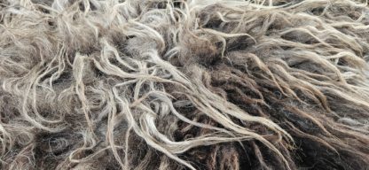 Vacht grijs/ bruin 'Lisette' - Afbeelding 4