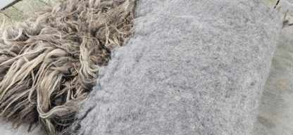 Vacht grijs/ bruin 'Lisette' - Afbeelding 5