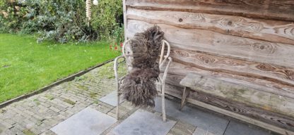 Vacht grijs/ bruin 'Rosalie' - Afbeelding 3