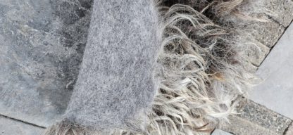Vachtje grijs/ bruin/ blond 'Tiffany' - Afbeelding 2