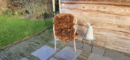 Alpaca vacht roodbruin