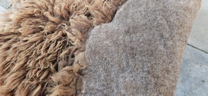 Alpaca vacht roodbruin - Afbeelding 3