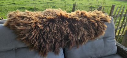 Alpaca vacht roodbruin - Afbeelding 4