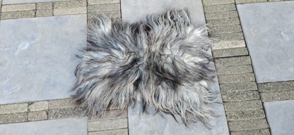Vacht grijs/ zwart 'Livia' - Afbeelding 2