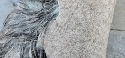 Vacht grijs/ zwart 'Livia' - Afbeelding 4