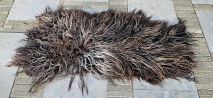 Vacht zwart/grijs/bruin 'Victoria' - Afbeelding 2