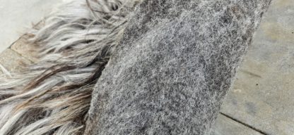 Vacht grijs/bruin 'Nora' - Afbeelding 4