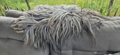 Vacht grijs/bruin 'Hilda' - Afbeelding 5