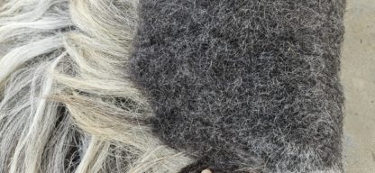 Vacht blond/grijs 'Viola' - Afbeelding 4