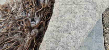 Vacht donkerbruin/grijs 'Carina' - Afbeelding 5