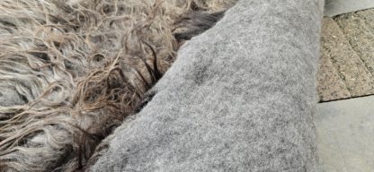 Vacht grijs/bruin 'Eefje' - Afbeelding 4