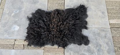 Vacht 'Bo' zwart/bruin - Afbeelding 2
