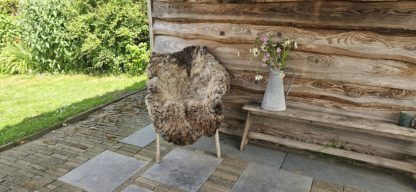 Vacht beige/ bruin 'Pip'