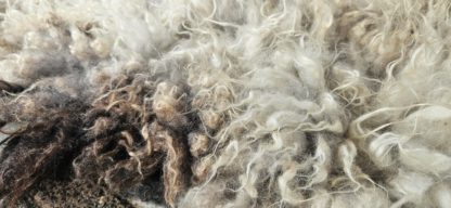 Vacht wit/grijs/bruin 'Mara' - Afbeelding 4