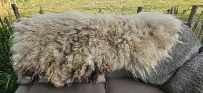 Vacht wit/grijs/bruin 'Mara' - Afbeelding 6