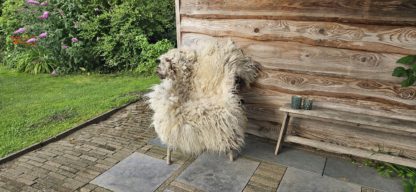 Vacht wit/grijs/bruin 'Mara'