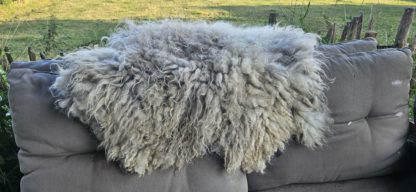 Vacht blond/ lichtgrijs 'Ramona' - Afbeelding 5