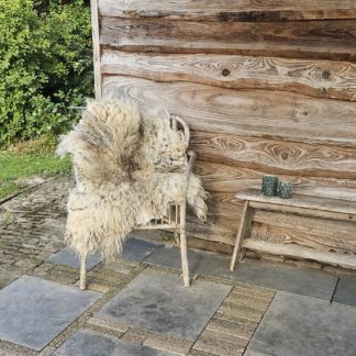 Vacht lichtgrijs/bruin 'Tara'