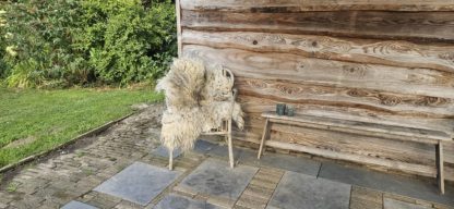 Vacht lichtgrijs/bruin 'Tara'
