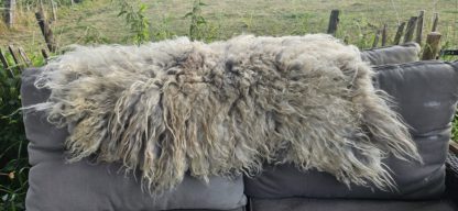 Vacht lichtgrijs/bruin 'Tara' - Afbeelding 4