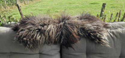 Vacht grijs/bruin 'Cora' - Afbeelding 5
