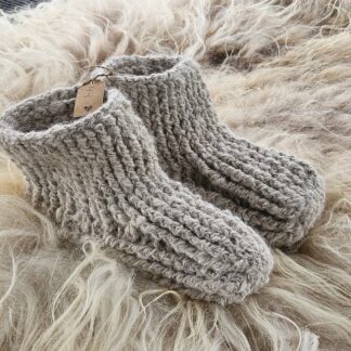 Sloffen alpacawol maat 44