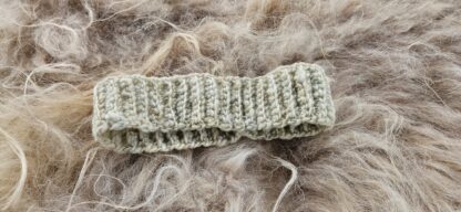 Hoofdband/oorwarmers lichtgroen wol - Afbeelding 2