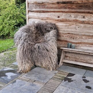 Vacht grijs/bruin 'Elsje'