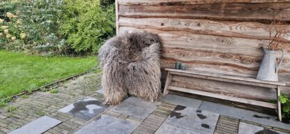 Vacht grijs/bruin 'Elsje'