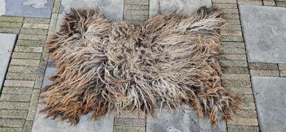 Vacht bruin/grijs 'Loekie' - Afbeelding 2