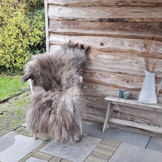 XXL vacht grijs/bruin 'Jorieke'