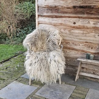 Vacht lichtgrijs 'Isa'