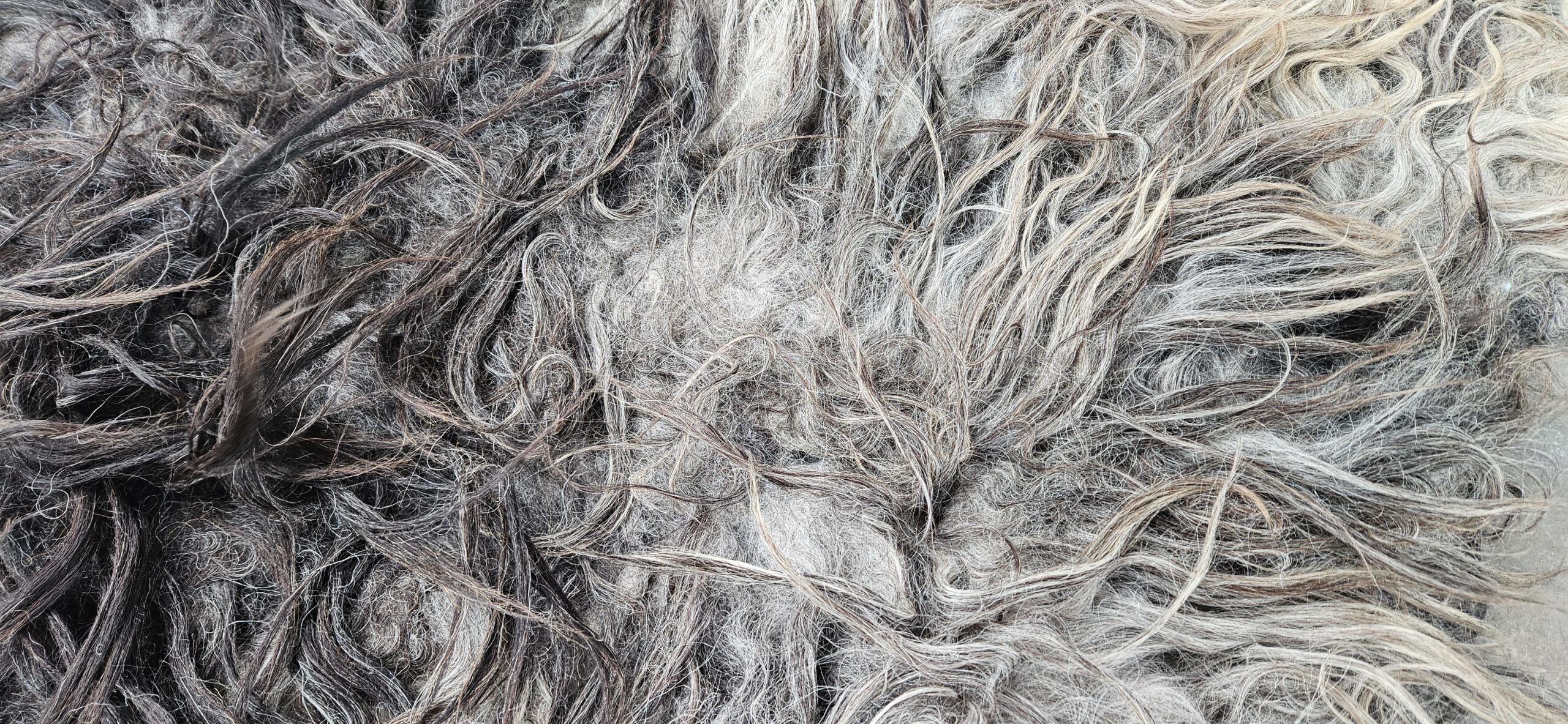 Vacht bruin/grijs/blond 'Pam' - Afbeelding 4