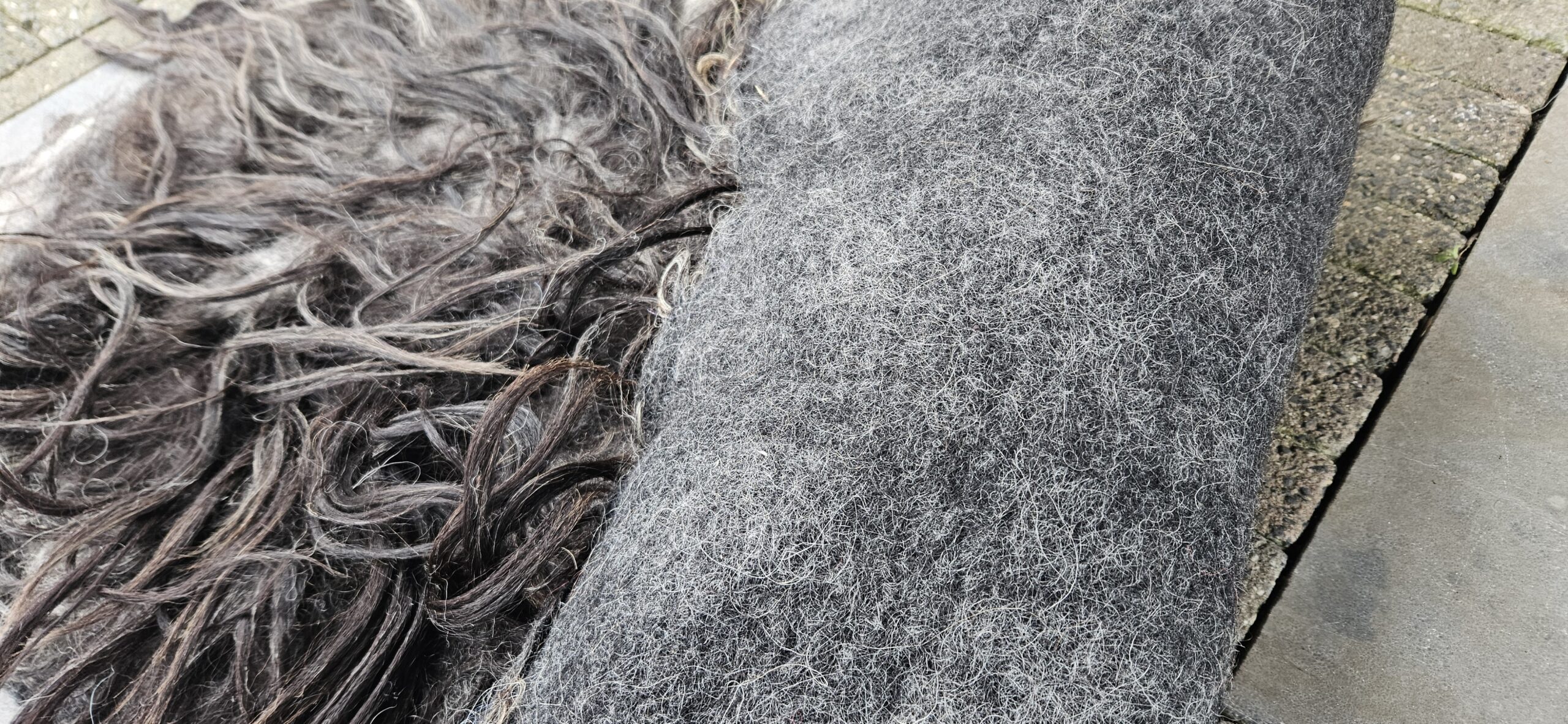 Vacht bruin/grijs/blond 'Pam' - Afbeelding 5