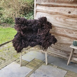 Vacht donkerbruin 'Yvette'