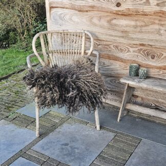 Vacht grijs/bruin 'Viola'